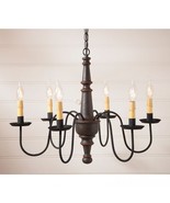 Harrison  Wood Chandelier in Americana Espresso - 6 Arm - $715.99 CAD