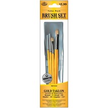 Royal Brush Gold Taklon Values Pack Brush Set - £15.56 GBP