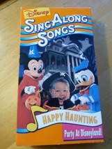 Disney’s Sing Along Songs Happy Haunting Party Disneyland VHS Video RARE - £78.79 GBP