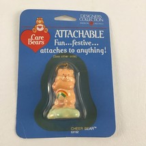 Care Bears Cheer Bear Attachable Key Ring Zipper Vintage 1985 American Greetings - £23.05 GBP