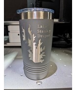 Lake Stanley Draper OK Map Tumbler Travel Mug Insulated Coffee Cup Oklahoma 20oz - £14.98 GBP