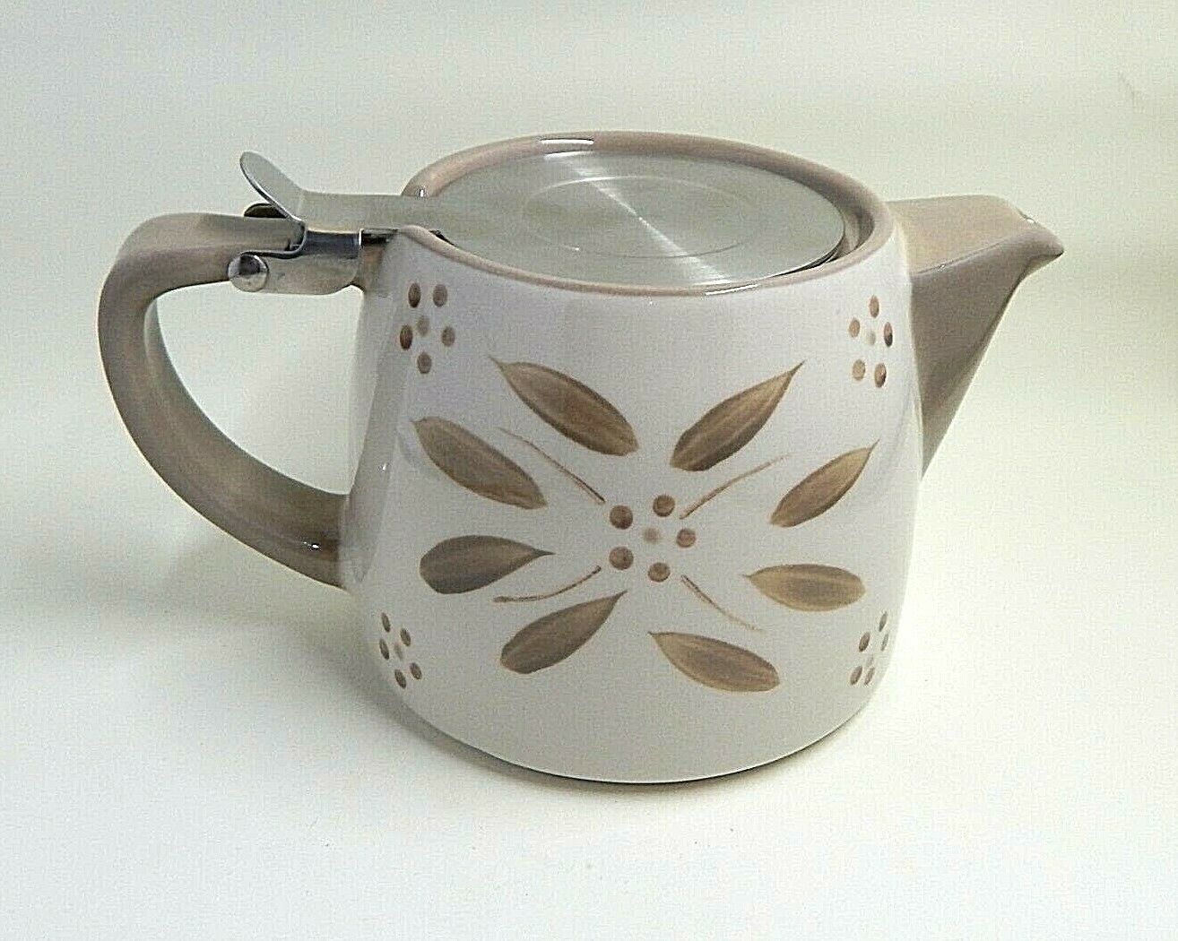 Temp-Tations By Tara Old World Taupe Tea for One with Strainer - $20.99