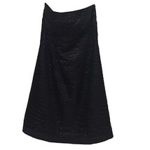 Trina Turk Black Strapless Cocktail Dress Womens 8 Quilted - $23.00