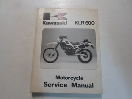 1984 Kawasaki KLR600 Servizio Riparazione Negozio Manuale Worn Vetrata Minor - £16.98 GBP