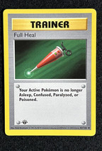 Pokemon 1st Edition Shadowless Trainer Full Heal 82/102 - £7.78 GBP