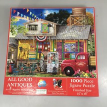 All Good Antiques Sunsout 1000 Pc Jigsaw Puzzle 31524 Bigelow 23 x 28&quot; C... - £16.56 GBP