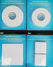 DOUBLE-SIDED FOAM MOUNTING TAPE DOTS SQUARES, SELECT: Type of Adhesive Mount - £2.39 GBP