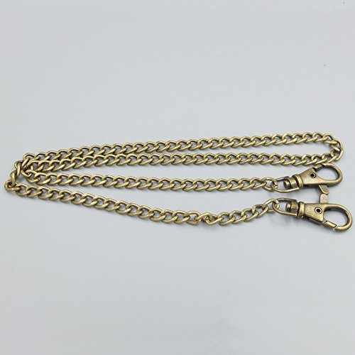 Bluemoona 5 PCS - Pocket Chain with two Swivel Clasps Clips Snap Chain 60CM 23 5