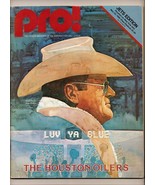 1980 NFL Program Nov 23rd Oilers @ Jets - $31.01