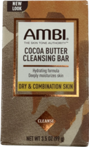 Ambi Skincare Cocoa Butter Cl EAN Sing Bar Helps Moisturize Skin 3.5 Oz - £2.34 GBP