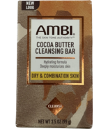 AMBI SKINCARE COCOA BUTTER CLEANSING BAR HELPS MOISTURIZE SKIN 3.5 OZ - £2.35 GBP