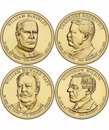 2013 - D Presidential Dollar 4 Coin Set - Denver Mint - Fast Shipping - $43.89 CAD