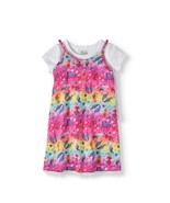 Dream Works Trolls Girls Dress Rainbow Lace Trim Slip Dress Small 6-6X NEW - $257.35 MXN