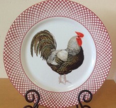 Haldon Devonshire #A Rooster Dinner Plate Hen Red Lattice RARE Unused Pe... - £44.83 GBP