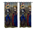 History Art Saint George and Princess Sabra Curtain - $1,069.23 MXN - $2,065.19 MXN