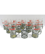 Set of 11 Coca-Cola Vintage Indiana Glass with Drink Coca-Cola Holder, 1985 - $256.44 CAD