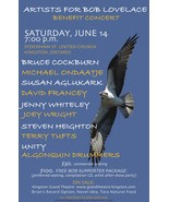 Artists For Algonquin Bruce Cockburn Susan Aglukark 2008 Kingston Poster... - $19.87 CAD