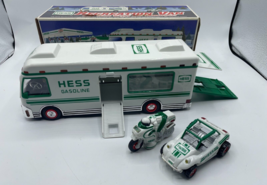 Vintage Hess Toy Recreation Van RV Truck Dune Buggy &amp; Motorcycle 1998 He... - $18.99