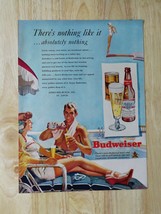 Vintage 1949 Budweiser Couple by Pool Original Ad - 921 - £5.28 GBP