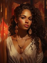 African Diamond Art Kit - Exquisite 5D African Woman Diamond Painting Se... - $27.67