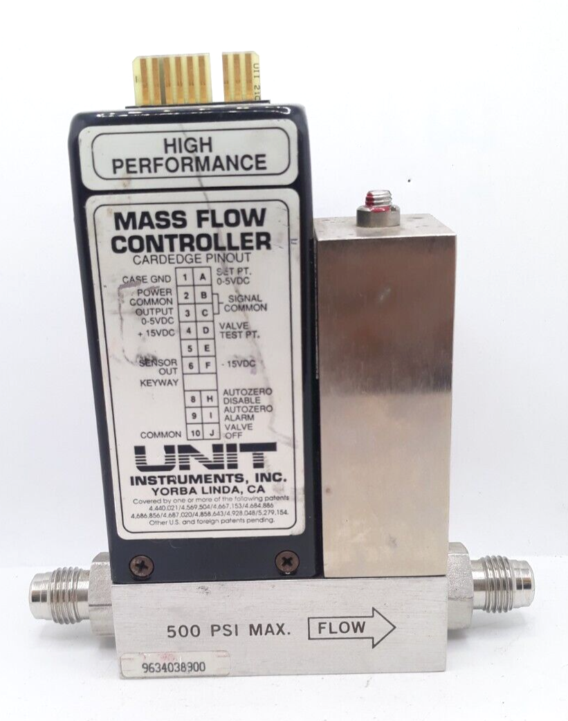 UNIT UFC-1100 MASS FLOW CONTROLLER RANGE 10 SLM GAS N2 - $39.99