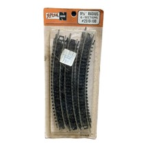 Atlas N Gauge Railroad Track 6 Sections 9-3/4&quot; Radius No. 2510-100 - £6.72 GBP