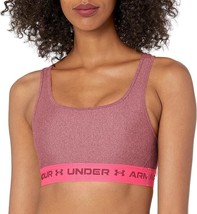 Under Armour Crossback Mid Heather Sports Bra Womens XS Cherry Pullover NEW - £22.48 GBP