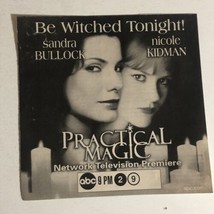 Practical Magic TV Guide Print Ad Sandra Bullock Nicole Kidman TPA6 - £4.64 GBP