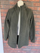 Marmot Wool Blend Jacket Small Full Zip Shell Light Coat Hood Full Zip P... - £45.56 GBP