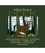 Deer Sweatshirt Small Advice From a Nature Green NWT Fun Quality NEW - $37.98 CAD