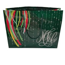 Marshall Fields Department Store Holiday Christmas Shopping Bag 2005 Green  Prop - £14.34 GBP