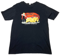 Rare Devo &amp; Blondie 2012 Whip It To Shreds Concert Tour T-Shirt Punk Rock Band - $49.49