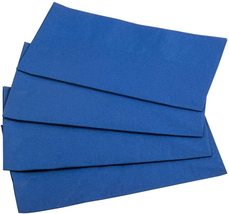 125-Pack Navy Blue Paper Dinner Napkins 15&quot; x 17&quot;, Thick 2-ply, Folded - £12.78 GBP