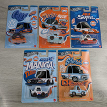 Hot Wheels Silver Series Tooned Gulf - Complete Set of 5 - New, Good Cards - £22.56 GBP