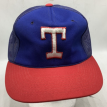 VTG Texas Rangers Snapback Hat MLB Mesh Sports Specialties Snapback Trucker 80s - £27.94 GBP