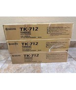 3 OEM Kyocera FS-9130DN, FS-9530DN Black Toners TK-712, TK712, 1T02G10US... - €156,50 EUR