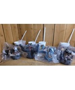 Complete Set of 4 Star Wars Episode I Cups Toppers &amp; Straws Taco Bell  1... - £50.01 GBP