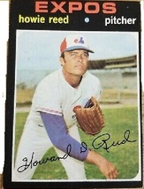 1971 Topps Howie Reed, Montreal Expos, Baseball Sports Card #398, Shift Error - £5.49 GBP