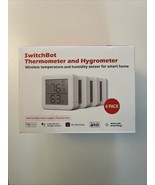Switchbot 4pack Smart Hygrometer Thermometer Wireless Bluetooth Humidity... - €34,31 EUR