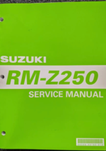 Suzuki RM-Z250 RMZ250 Owners Service Repair Workshop Manual K4-
show original... - $24.98