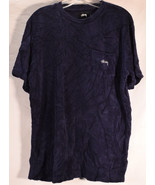 Stussy Vintage Mens Reverse Pocket Navy Blue L - $121.86 CAD