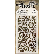 Tim Holtz Layered Stencil 4.125 X8.5 -Lace - £19.27 GBP