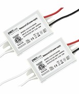 Emitever 24Volt Led Power Supply Driver 12W 2-Pack, Etl Listed Waterproo... - $43.82 CAD