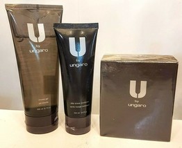 Avon U by UNGARO GIFT LOT eau d Toilette Spray Shower Gel Aftershave Conditioner - £55.33 GBP