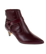 New Vince Camuto Women&#39;s Merrie Pointed Toe Booties Cabernet Size 8 - £95.26 GBP