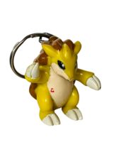 Sandslash Pokemon Keychain vtg Nintendo 1999 Key Chain toy figure Burger King BK - £18.95 GBP