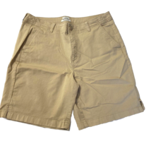 LL Bean Womens Sz 16 Favorite Fit Beige Chino Shorts Flat Front Walking ... - $462.76 MXN