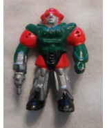 Vintage 1994 Soma Sonic Rangers Robot Red Black and Green Mini Figurine Toy - $4.90