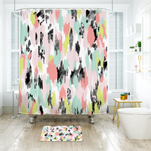Kate Spade 24 Shower Curtain Bath Mat Bathroom Waterproof Decorative - £18.37 GBP+