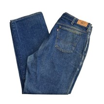 Levi’s 557 For COWBOYS Made In USA Vintage 36x31 Dark Wash Denim Levi Je... - $98.95